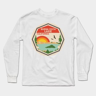 Buena Vista Lake California Colorful Long Sleeve T-Shirt